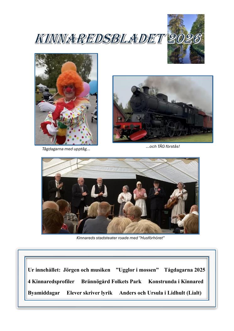 Omslag Kinnaredsbladet 2026